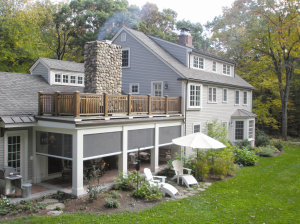 Classic New England farm house